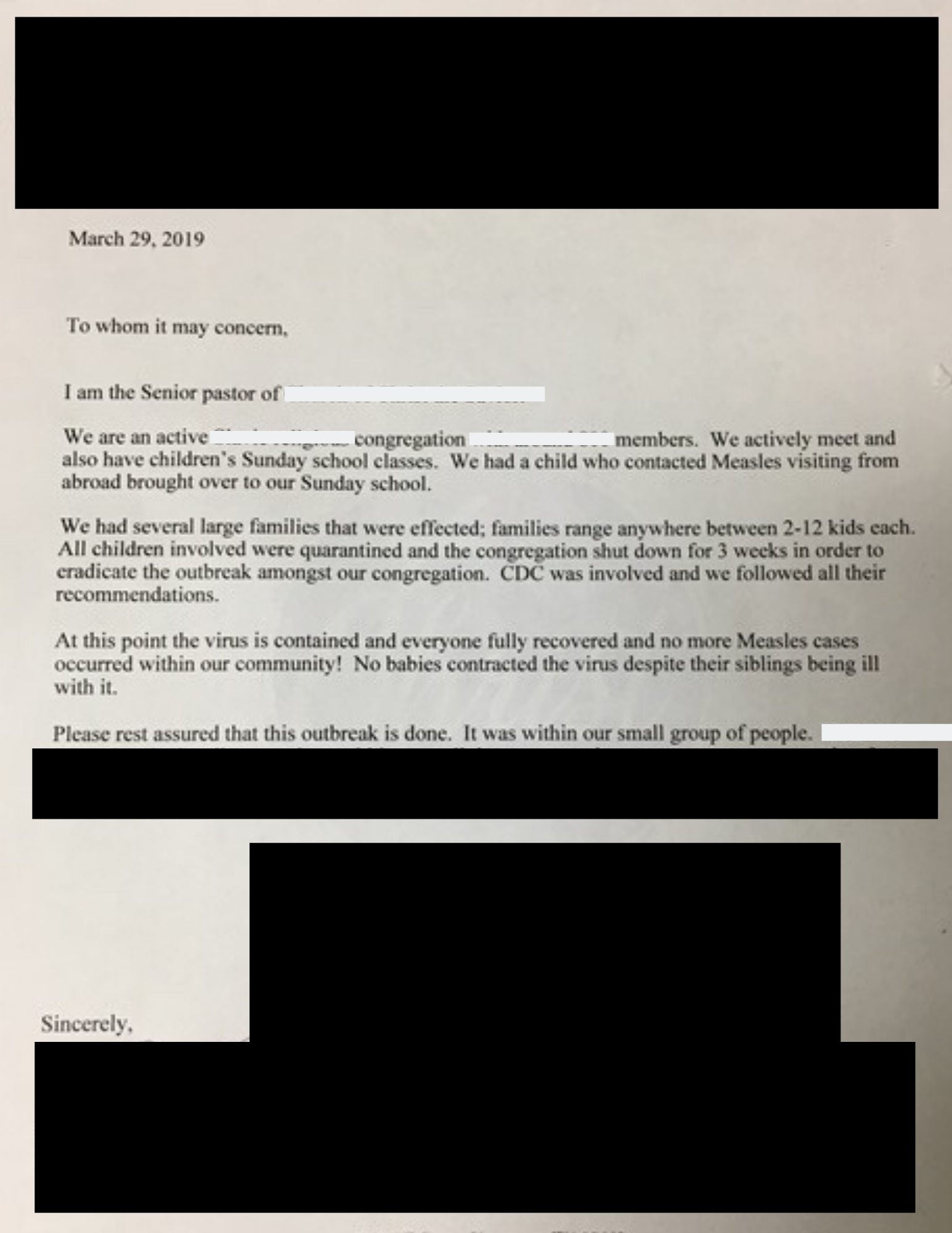 Sample Icwa Letter Were WA lawmakers deceived about measles last session? Part 1 ...