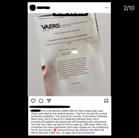Medved social post