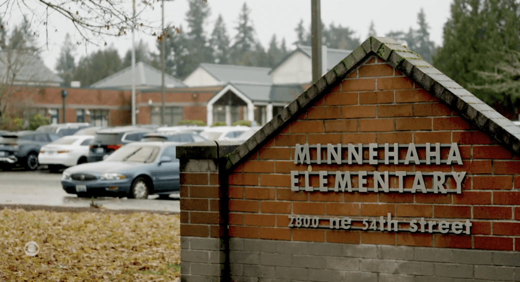 Supposed 2019 vaccine epicenter - Minnehaha elementary, Vancouver, Washington